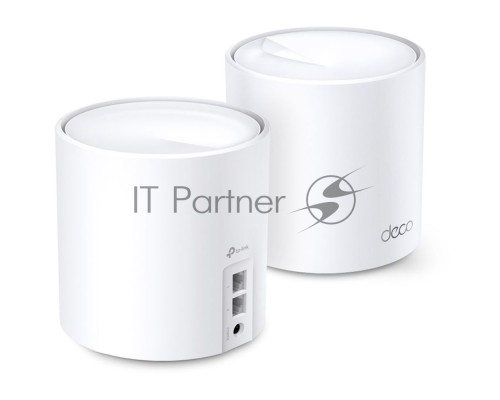Система TP-Link Mesh AX3000 Whole Home  Wi-Fi System, Wi-Fi 6, 2402Mbps (4 streams) at 5GHz and 574Mbps (2 streams) at 2.4GHz, 2 Gigabit ports of each unit, support OFDMA, MU-MIMO, 802.11k/v/r seamless roaming, support WPA3, HomecareTM system, easy setup