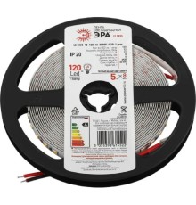 ЭРА Б0053971 Светодиодная лента LS2835 12-120-12-3500K-IP20-1 year-5m нейтральный белый свет 5 м