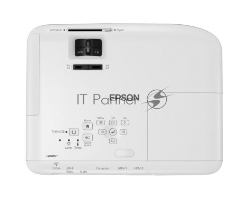 Проектор Epson EB-FH06 white (LCD, 1920×1080, 3500Lm, 16000:1, 2.7 kg) (V11H974040)