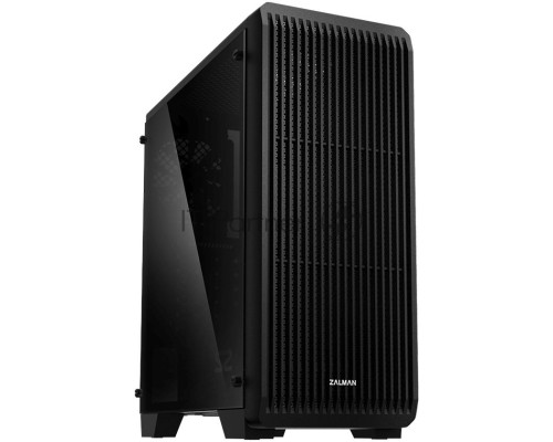 Компьютерный корпус MidiTower Zalman S2 TG TEMPERED GLASS WINDOW black (ATX, mATX, Mini-ITX, USB2.0 x2, USB3.0x1, без БП) (S2 TG)