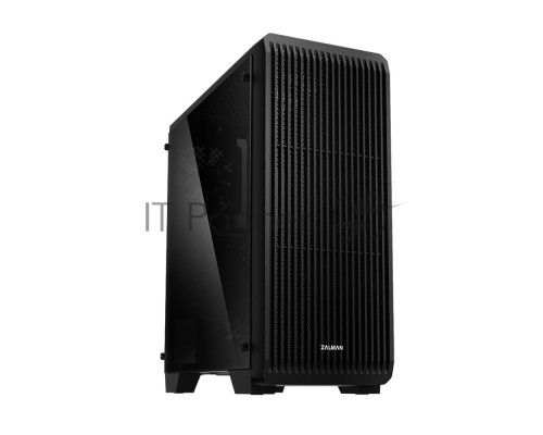 Компьютерный корпус MidiTower Zalman S2 TG TEMPERED GLASS WINDOW black (ATX, mATX, Mini-ITX, USB2.0 x2, USB3.0x1, без БП) (S2 TG)