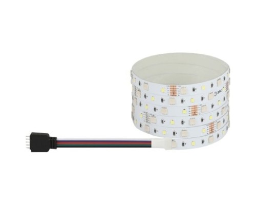 [Светодиодная лента] ЭРА Б0059911 Светодиодная лента LS5050 -14,4-60-12-RGB+W-IP20-1 year-5m RGB+ холодный белый 5м
