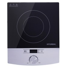 Электрическая плитка Hyundai HYC-0102 серебристый/черный стеклокерамика (настольная)