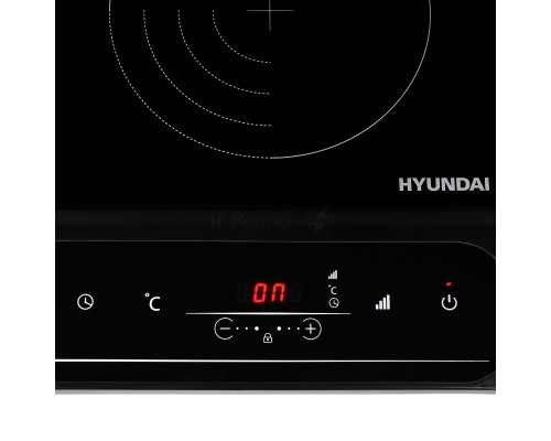 Электрическая плитка Hyundai HYC-0107 черный стеклокерамика (настольная)