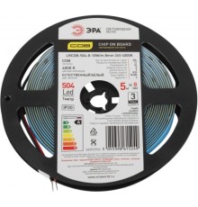 ЭРА Б0053966 Лента светодиодная LRCOB-504-8 10W/m 8mm 24V 4000K 3year белая 5 м 