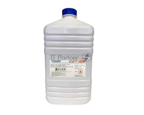 Тонер Cet CE38-K/CE38-D CET111068579 черный бутылка 579гр. (в компл.:девелопер) для принтера KONICA MINOLTA Bizhub C227/287