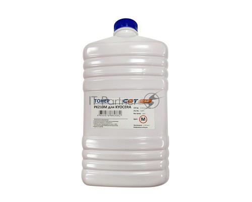 Тонер Cet PK210 OSP0210M500 пурпурный бутылка 500гр. для принтера Kyocera Ecosys P6230cdn/6235cdn/7040cdn