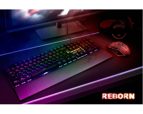 Механическая клавиатура Defender Reborn GK-165DL RU, anti-ghost, радужная  45165