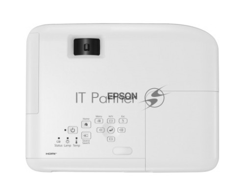 Проектор Epson EB-E01 white (LCD, 1024 x768, 3300Lm, 15000:1, 2.4 kg) (V11H971040)