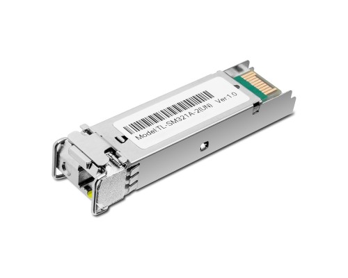 [Сетевое оборудование] TP-Link SM321A-2 WDM SFP-трансивер, 1000Base-BX (Simplex LC), Tx: 1550нм, Rx: 1310нм, одномод, до 2км