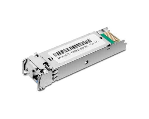 [Сетевое оборудование] TP-Link SM321B WDM SFP-трансивер, 1000Base-BX (Simplex LC), Tx: 1310нм, Rx: 1550нм, одномод, до 20км