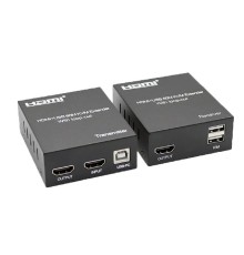 ORIENT VE049, HDMI KVM extender (Tx+Rx), HDMI+USB+Audio удлинитель до 60 м по витой паре Cat5e/6, HDMI 1.4, 4K@30Hz/1080p@60Hz, HDCP (31211)