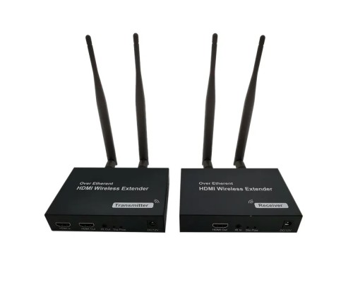 [переходник] ORIENT VE057, WiFi HDMI Extender (Tx+Rx), HDMI беспроводной удлинитель до 200 м, HDMI 1.3, 1080p@60Hz, HDCP1.2, передача ИК сигнала управления (датчики в комплекте), (31367)
