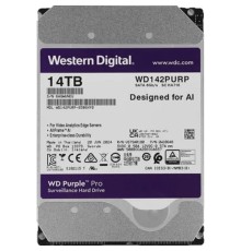 14TB WD Purple Pro (WD142PURP) {Serial ATA III, 7200- rpm, 512Mb, 3.5