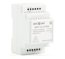 БАСТИОН SKAT-12-1.0 DIN (СКАТ ИБП-12/1-DIN) источник питания 12В 1А пластиковый корпус под DIN рейку 35 мм, МПТ (583)