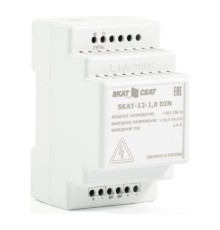 БАСТИОН SKAT-12-1.0 DIN (СКАТ ИБП-12/1-DIN) источник питания 12В 1А пластиковый корпус под DIN рейку 35 мм, МПТ (583)