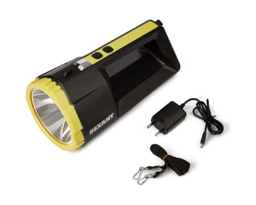 [фонари] Rexant 75-7824 Фонарь прожекторный, пятирежимный, с наплечным ремнем и функцией Power bank, СОВ