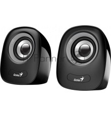 Колонки, PC speakers Genius SP-Q160,GRAY,USB, 2.0, Power Output 6W, Sensitivity: 80 Db, 3.5 mm jack., цвет серый