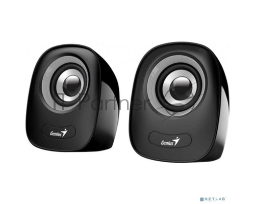 Колонки, PC speakers Genius SP-Q160,GRAY,USB, 2.0, Power Output 6W, Sensitivity: 80 Db, 3.5 mm jack., цвет серый