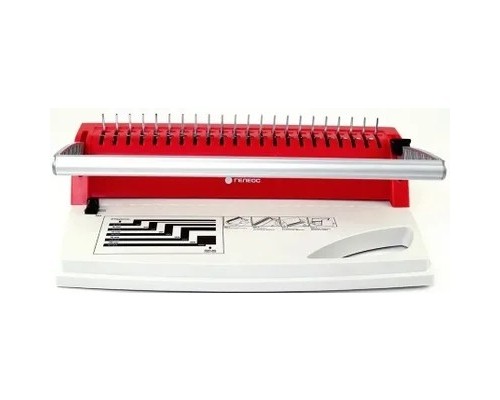 [ГЕЛЕОС ламинаторы/переплетчики] ГЕЛЕОС Переплетчик БП-9+ бело-красный