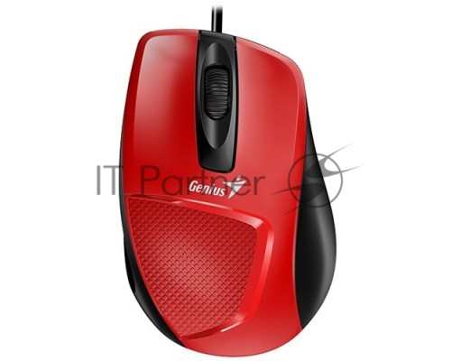 Мышь Genius Mouse DX-150X ( Cable, Optical, 1000 DPI, 3bts, USB ) Red