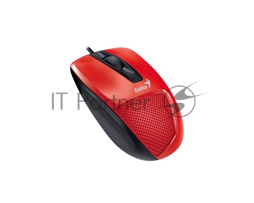 Мышь Genius Mouse DX-150X ( Cable, Optical, 1000 DPI, 3bts, USB ) Red