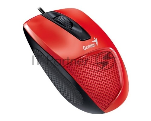 Мышь Genius Mouse DX-150X ( Cable, Optical, 1000 DPI, 3bts, USB ) Red