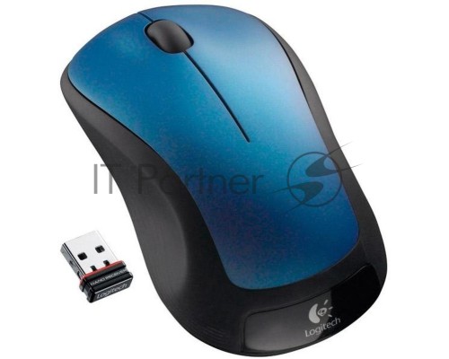 Мышь LOGITECH Wireless Mouse M310 New Generation - PEACOCK BLUE - 2.4GHZ - EMEA