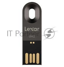 Накопитель 64GB Lexar JumpDrive M25 USB2.0 Titanium Gray Flash Drive