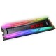 Накопитель M.2 2280 4TB ADATA XPG SPECTRIX S40G RGB Client SSD [AS40G-4TT-C] PCIe Gen3x4 with NVMe, 3500/1900, IOPS 290/240K, MTBF 2M, 3D TLC, 2560TBW, 0.35DWPD, Customizable RGB lighting, Heatsink, RTL