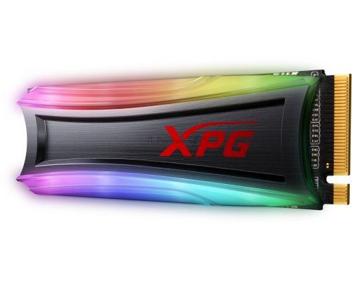 Накопитель M.2 2280 4TB ADATA XPG SPECTRIX S40G RGB Client SSD [AS40G-4TT-C] PCIe Gen3x4 with NVMe, 3500/1900, IOPS 290/240K, MTBF 2M, 3D TLC, 2560TBW, 0.35DWPD, Customizable RGB lighting, Heatsink, RTL