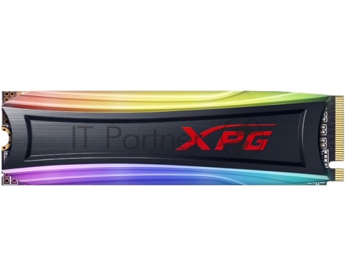 Накопитель M.2 2280 4TB ADATA XPG SPECTRIX S40G RGB Client SSD [AS40G-4TT-C] PCIe Gen3x4 with NVMe, 3500/1900, IOPS 290/240K, MTBF 2M, 3D TLC, 2560TBW, 0.35DWPD, Customizable RGB lighting, Heatsink, RTL