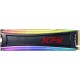 Накопитель M.2 2280 4TB ADATA XPG SPECTRIX S40G RGB Client SSD [AS40G-4TT-C] PCIe Gen3x4 with NVMe, 3500/1900, IOPS 290/240K, MTBF 2M, 3D TLC, 2560TBW, 0.35DWPD, Customizable RGB lighting, Heatsink, RTL