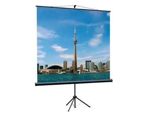 [Экраны LUMIEN] Экран на треноге Lumien 160x160см Eco View LEV-100105 1:1 напольный рулонный