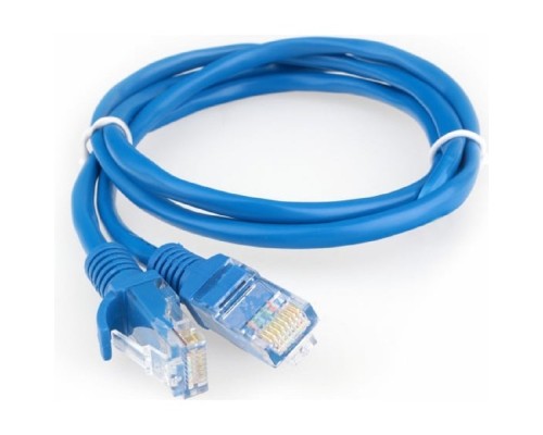 [Коммутационный шнур] Гарнизон PC-UTP-5e-1-B кат.5e, Патч-корд UTP 1м, литой, многожильный (синий)