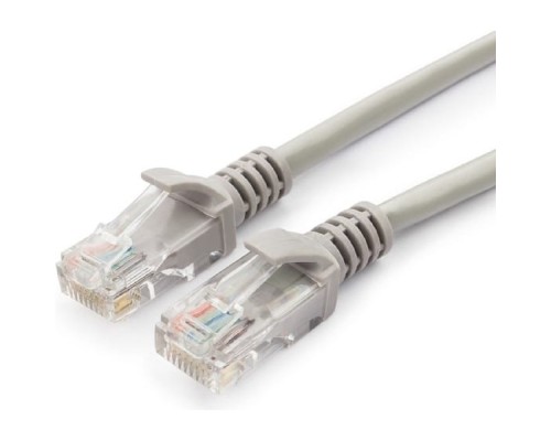 [Коммутационный шнур] Гарнизон PC-UTP-5e-1.5 кат.5e, Патч-корд UTP 1.5м, литой, многожильный (серый)
