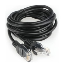 Гарнизон PC-UTP-5e-2-BK кат.5e, Патч-корд UTP 2м, литой, многожильный (чёрный)
