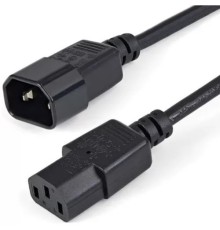 Filum Кабель питания FL-PC10-C13-C14-0.6M С13- C14, 3х0.75мм?, 220В, 10A, чёрный, 0.6 м. [FL-PC10-C13-C14-0.6M]