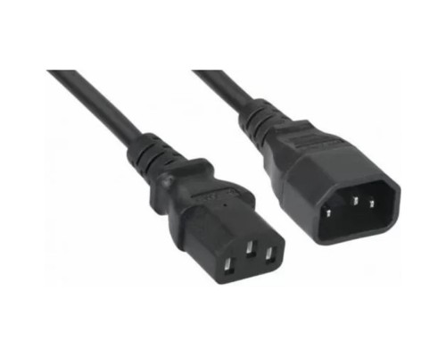 [кабель] Кабель питания Filum ПВС-АП 3x1.5 С13 - C14, 220/250В, 10А, чёрный, 1,8м[FL-PC-C13/C14-C3-1.8-BK] (974706)