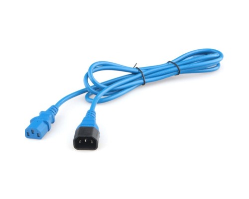 [кабель] Кабель питания Filum ПВС-АП 3x1.0 С13 - C14, 220/250В, 10А, синий, 1.8м [FL-PC-C13/C14-C1-1.8-BL]
