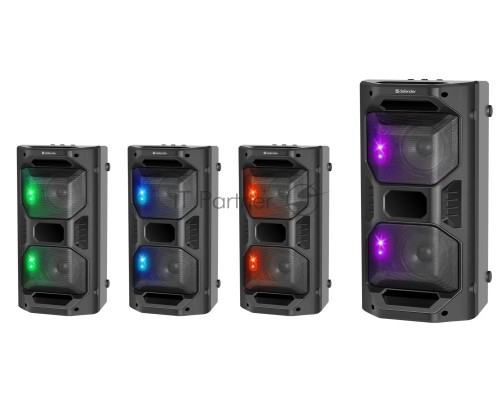 Портативная акустика Defender Rage 50Вт, Light/BT/FM/USB/LED/TWS   65109