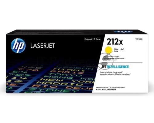 Картридж Cartridge HP 212X для CLJ Enterprise M554/M555/M578 , желтый ( 10 000 стр.)