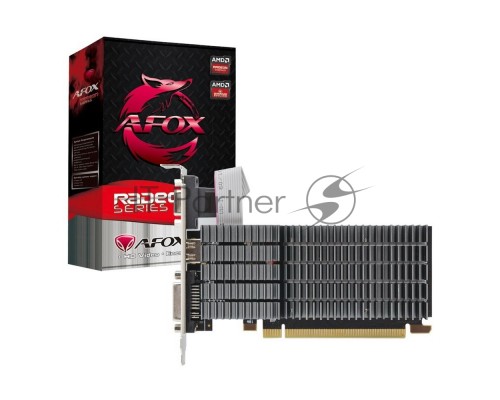 Видеокарта AFOX AFR5220-1024D3L5-V2 AFOX R5 220 1GB DDR3 64BIT DVI HDMI VGA LP HEATSINK RTL