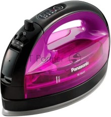 Утюг  Panasonic NI-WL41VTW Мощность 1550Вт, подошва для глажения в любом направлении, Беспроводной, паровой удар 53 г, Съёмный резервуар для воды, Автовыключение