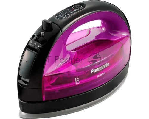 Утюг  Panasonic NI-WL41VTW Мощность 1550Вт, подошва для глажения в любом направлении, Беспроводной, паровой удар 53 г, Съёмный резервуар для воды, Автовыключение