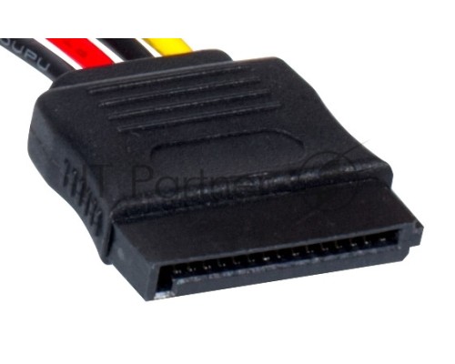 Кабель питания EX138936RUS SATA ExeGate EX-CC-SATA-PS (Molex 4pin/SATA15pin, 0,15м)