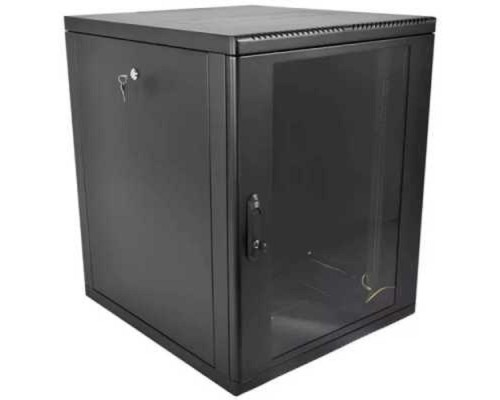 [Монтажное оборудование] ЦМО Шкаф телекоммуникационный настенный 15U (600 x 650) дверь стекло, цвет черный (ШРН-15.650-9005)