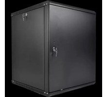 ЦМО Шкаф телекоммуникационный настенный разборный ЭКОНОМ 12U (600 x 650) дверь металл, цвет черный (ШРН-Э-12.650.1-9005)