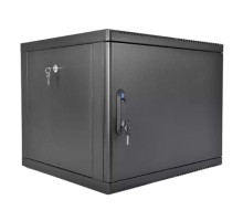 ЦМО Шкаф телекоммуникационный настенный разборный 9U (600 x 650) съемные стенки, дверь металл, цвет черный (ШРН-М-9.650.1-9005)