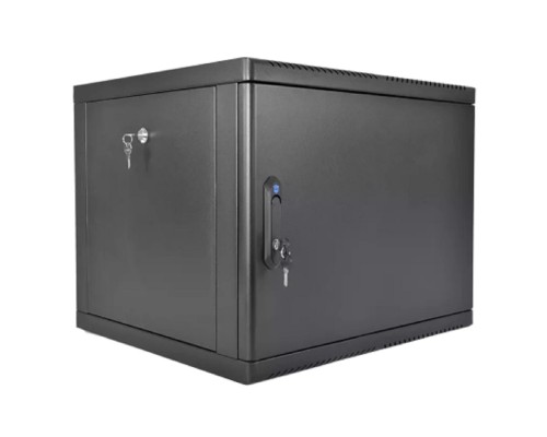 [Монтажное оборудование] ЦМО Шкаф телекоммуникационный настенный разборный 9U (600 x 650) съемные стенки, дверь металл, цвет черный (ШРН-М-9.650.1-9005)